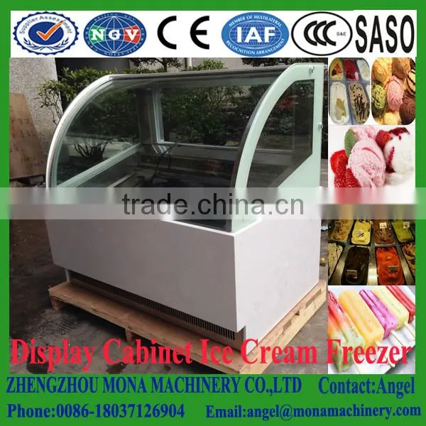 Ice Cream Refrigerator and Freezer Showcase/commercial Refrigerator and Freezer Display/freestanding Refrigerator and Freezer