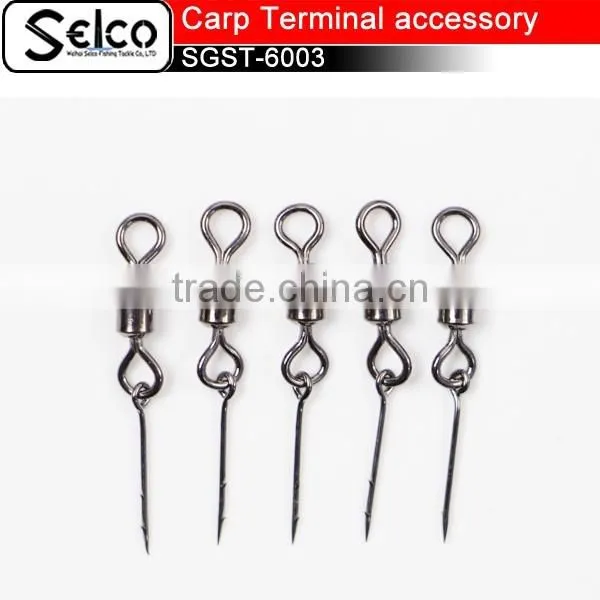 SGST-6004 Stainless Steel Carp Fishing Terminal Accessory Sting With Swivel & Ring photo-2