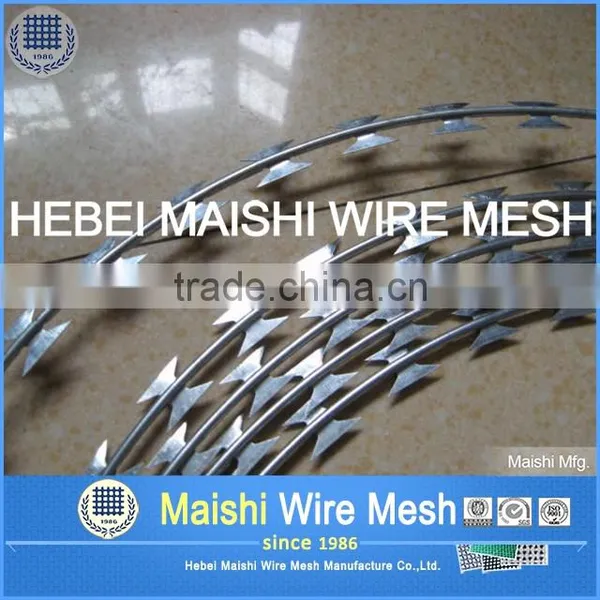 Coiled Razor Sharp Barbed Wire for Fencing Avaliable in 450mm-1000mm photo-3