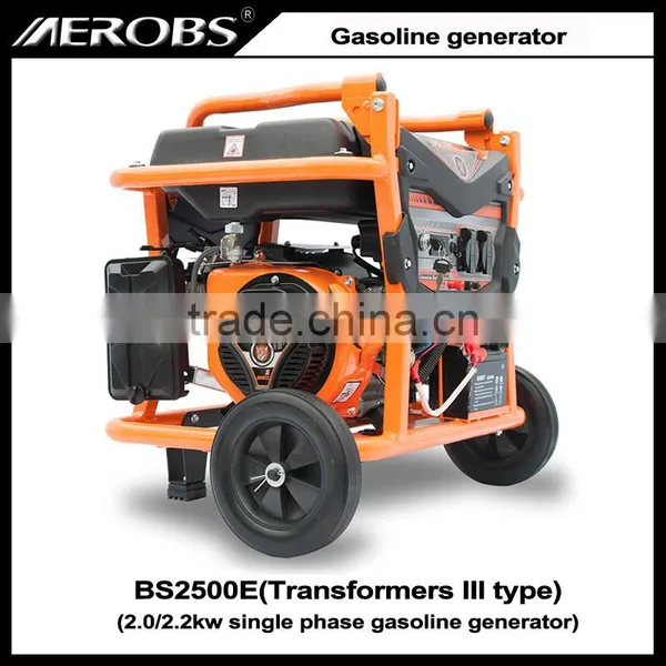 BS2500E 2.0 2.2KW Single Phase Electric Start Gasoline Generator photo-4