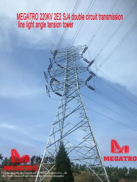 MEGATRO 220KV 2E2 SJ4 Double Circuit Transmission Line Light Angle Tension Tower photo-4
