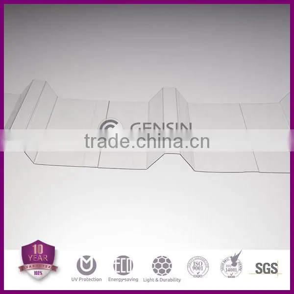 DIY Plastic Roof Covering Corrugated Polycarbonate Sheet Long Service Life photo-2