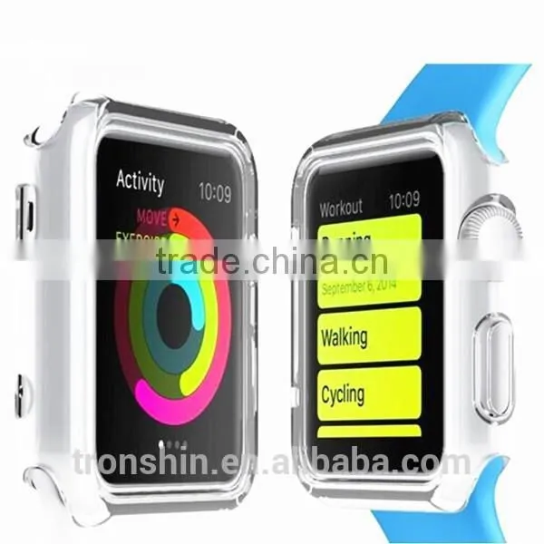 OEM Factory Direct Eco-friendly Transparent Protective Cover for Apple Watch 38mm/42mm photo-3