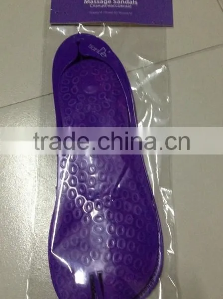 Foldable Nude Massage Slippers Traveling Slipper photo-2