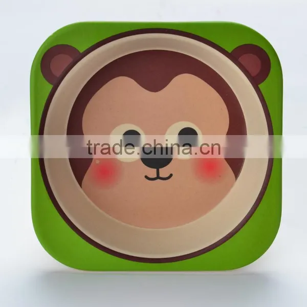 Natural Safe Bamboo Fiber Kids Bowl photo-2