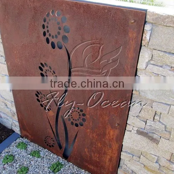 FO-9S05 Outdoor Large Corten Steel Love Sculpture for Sale photo-2