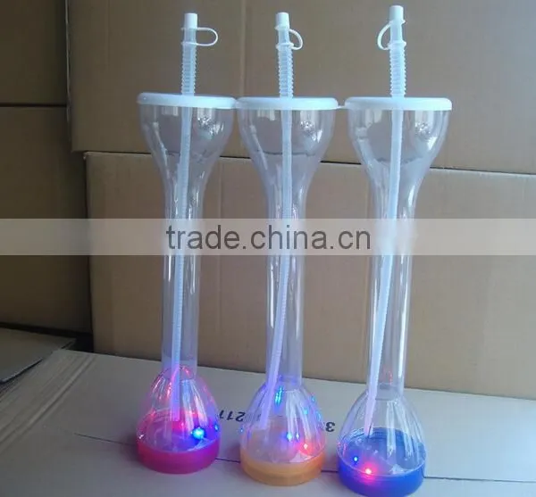 LED Light Yard Cup Drinking Straw for Plastic Drinking Straw Sluch Yard Cup photo-2