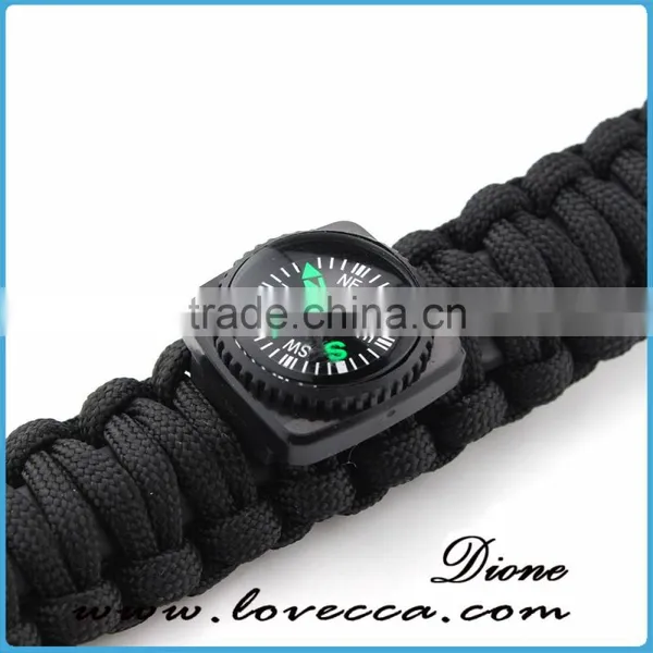 High Quality Paracord 550 Survival Bracelet Designs With Adjustable Buckle photo-5