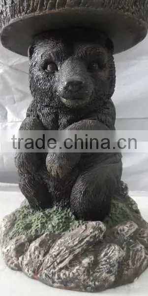Knock-down Beautiful Fiberglass Clay Animal Planter photo-3