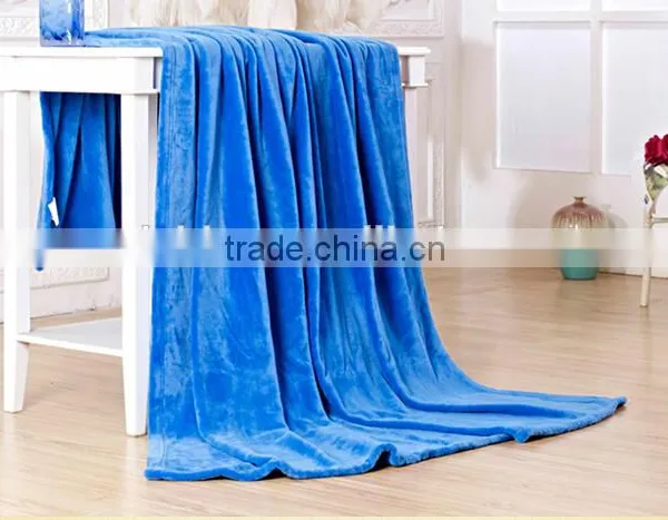 Factory Top High Quality Soft Comfortable Anti Pilling Any Size Color Flannel Blanket photo-2