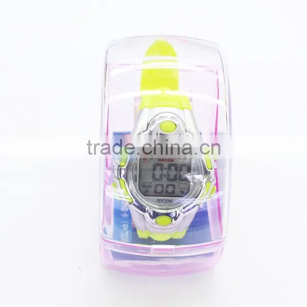 Wholesale Green Waterproof Electronic Watch photo-2