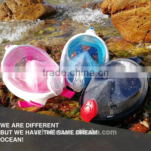 Full Face Seaview Snorkel Mask 180 Surface Diving Scuba Gear Easy Breathing With Dry Snorkel photo-2
