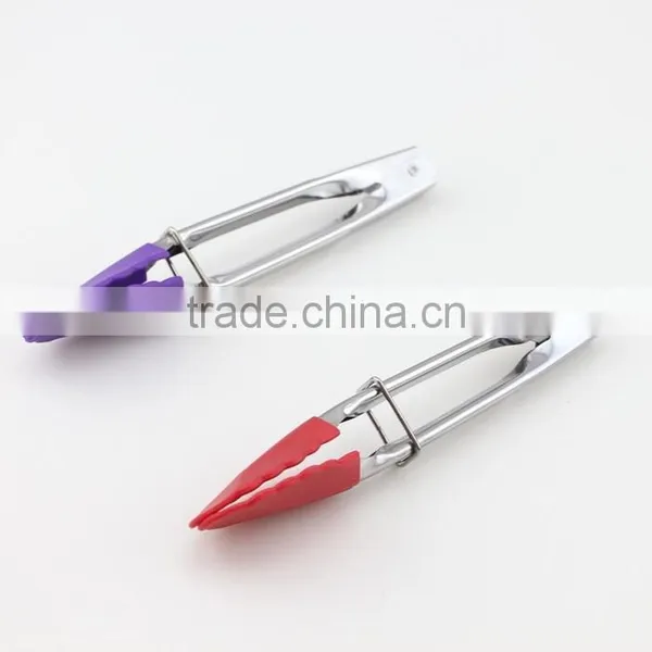 Stainless Steel Ergonomic Kitchen Tongs Silicone Kitchen Tongs Food Tongs photo-2