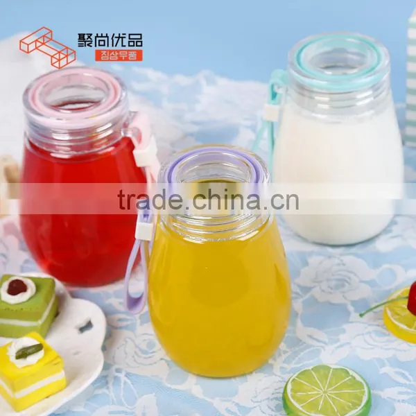 L00055 2017 High Quality Stylish Design Custom Penguin Shape Pyrex Heat-Resistant Clear Glasses Bottles photo-5