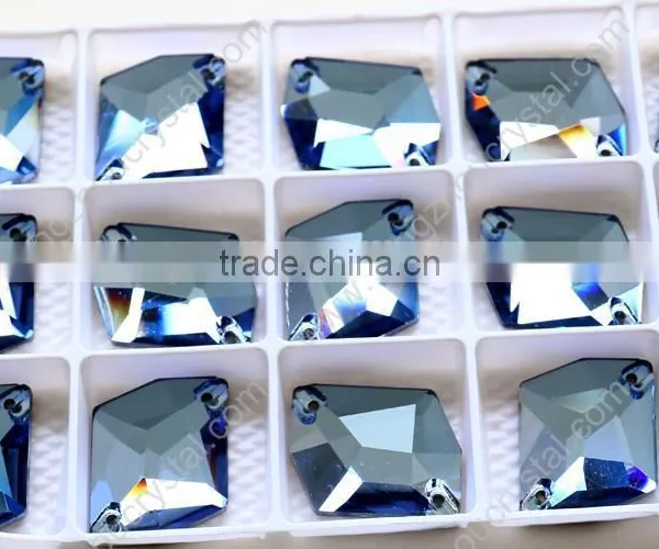 Colors k5 Crystal Sew on Facets Square Stones,special Rhinestones Made in China photo-5