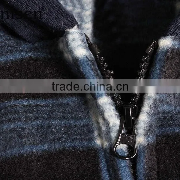 Stock Lot Jacket Promotion Men Fleece Plaids Jacket photo-4