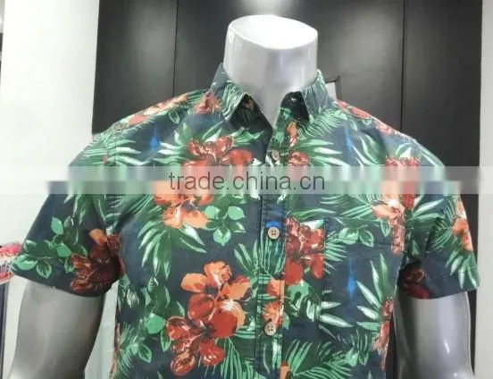 Branded Mens Apparel Stocklot Woven Beach Shirts photo-2