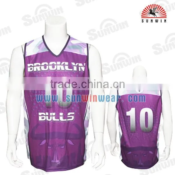 New Design Custom Made Sublimation Basketball Jersey Maker photo-5