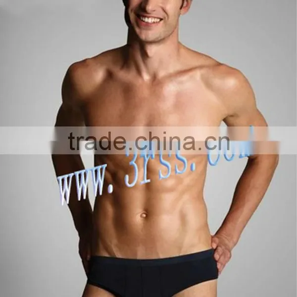 Fancy Black Men Briefs 100 % Cotton Boxer