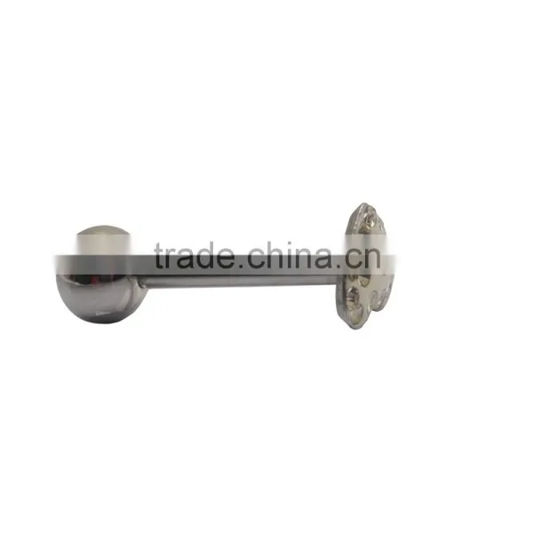 Custom Logo High Quality 316L Stainless Steel Fake Spikes Flesh Ear Plugs Piercing Jewelry photo-3