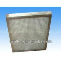 Flat Fibreglass Panel Filter for High Temperatures photo-3