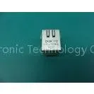 Single Port 10 / 100 / 1000base 10 Pin RJ45 Connector With Integrated Magnetics