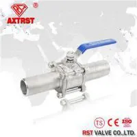 3PC Extended Welding/Union Welding Stainless Steel Floating WCB/304/316/316L Ball Valve PN63