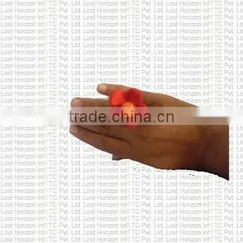 Pure Sheep Wool Soft Wool Felted Flowery Design Finger Ring/ 100% Hand Made Felt Finger Ring