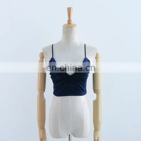 Velvet Bralette Soft Women Bralette Top Ladies Lingerie photo-4