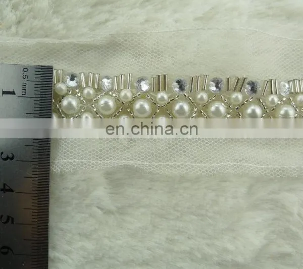 New Design Fashion Beads Crystal Decorative Trim Wholesale, Trimmings for Dresses photo-2