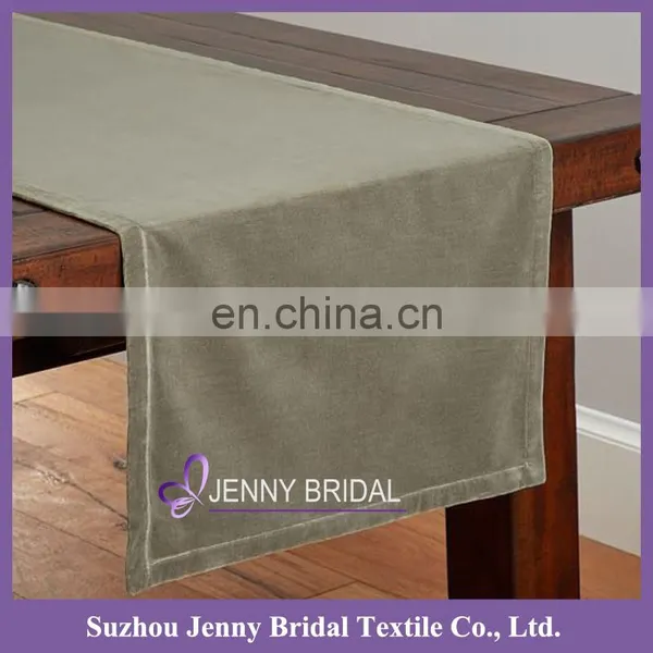 TR039 German Velvet Fabric Polyester Fabric Velvet Stretch Velvet Fabric Table Runner photo-3