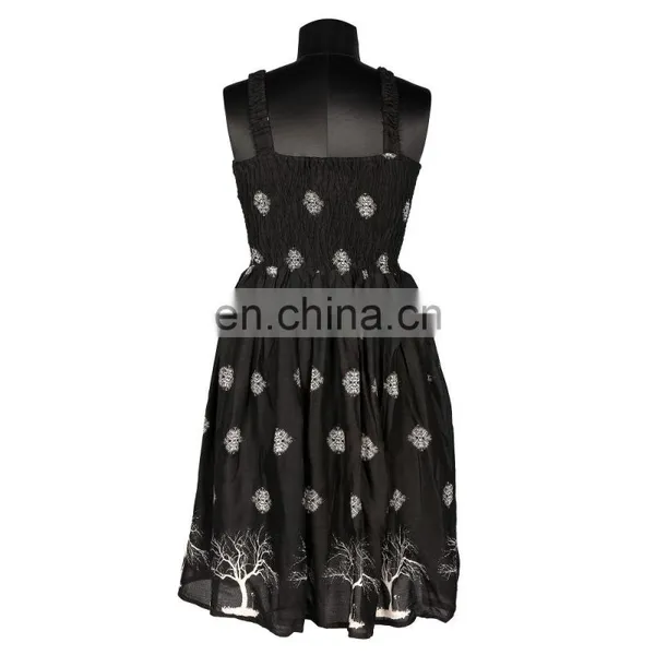 RAYON PRINTED SHORT LENGTH DRESS