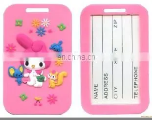 ID Clear Durable Pvc/plastic Travel Luggage Tags photo-6