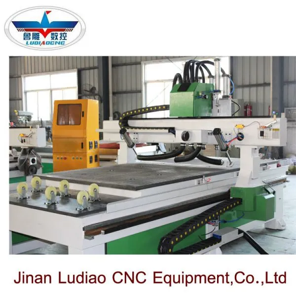 PVC Wood Door Production Line CNC Wood Router Machine 1325 With Three Spindles ATC CNC Router Price for Sale photo-5