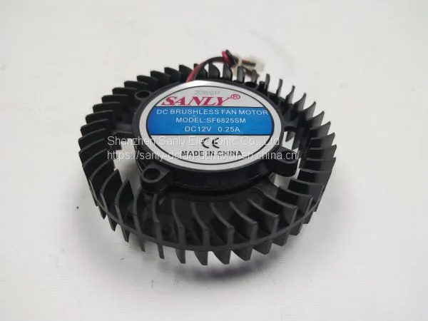 DC 12v 6825 Series Brushless Cooling Fan Centrifugal Fan