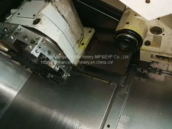 Less Hours Japan Okuma LBR-370 CNC Slant Lathe photo-5