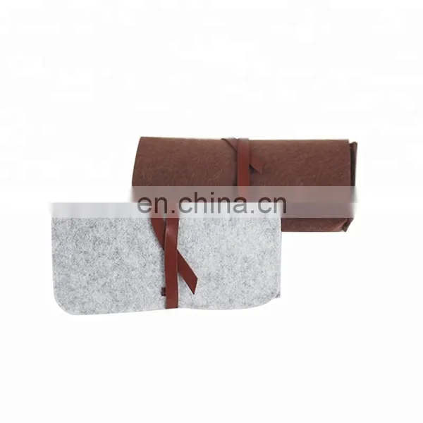 China Supplier Custom Felt Glasses Box With Leather photo-3