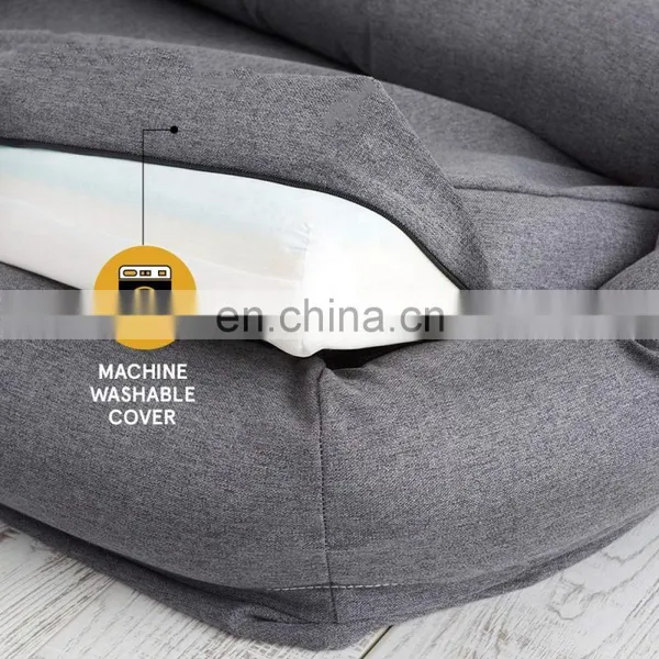 Plush Orthopedic Foam Dog Bed Memort Foam Pet Bed With Machine Washable Removable Cover photo-3