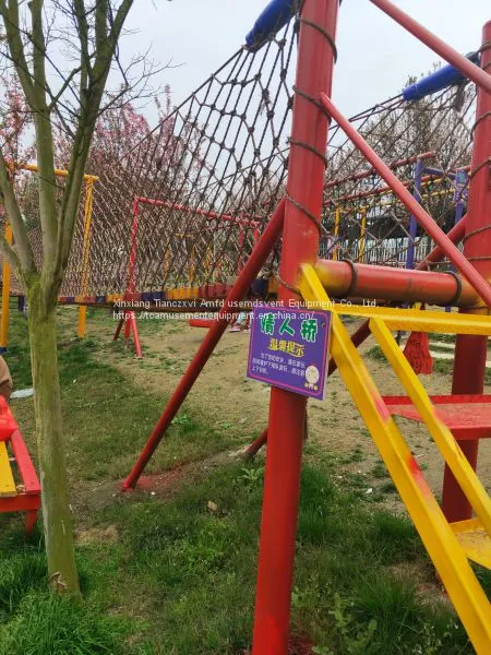 Outdoor Adventure Playground Net Bridge for Children Game photo-2