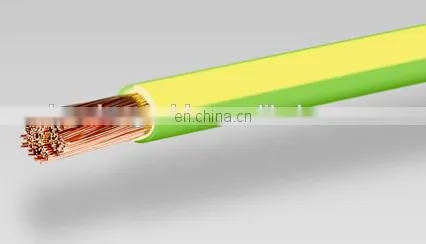 Copper Core Earthing Cable PVC Insulation 50mm2 Yellow Green Grounding Cable photo-4