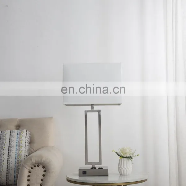 Modern Minimalist Hotel Table Lamp American Hotel Room Lobby Lamp Three Socket Lamp photo-3