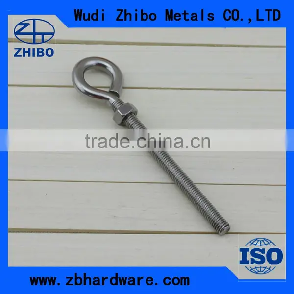 Manufacture Supply 304 316 Stainless Steel Eye Bolt DIN580 With High Grade Quality photo-3