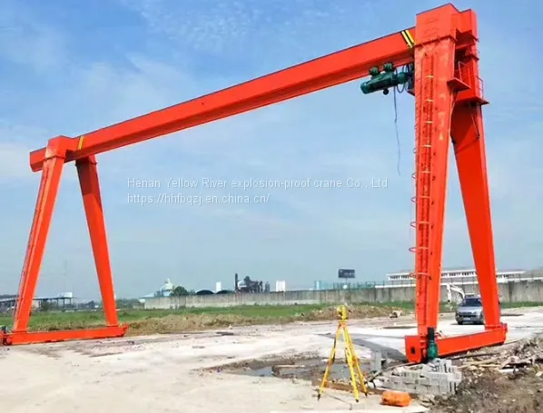MH 4t Electric Gantry Crane，Outdoor Stockyard, Gantry Crane, Electric Hoist photo-4