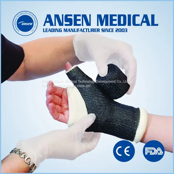 Factory Bone Fracture Resin Synthetic Cast Bandage Polyester Orthopedic Fiber Cast photo-2