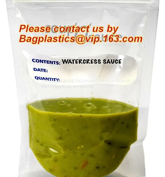 Soup Bags, Soup Pouch, FDA Food Storage Freezer Bags Reclosable k in Color Box, Double Seal k Aluminium Foil Packing Corn Bio Bag photo-2