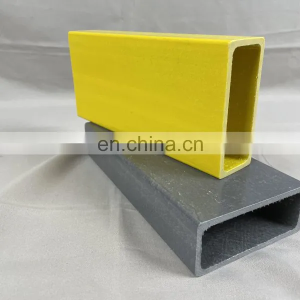 FRP/GRP Hollow Fiberglass Rod Tube Anti-aging Pultruded Rectangle Hollow Tube photo-5