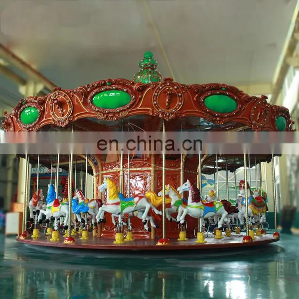 Adult Rides Electric Carousel Amusement Carousel Fun Fair Equipment for Sale photo-5