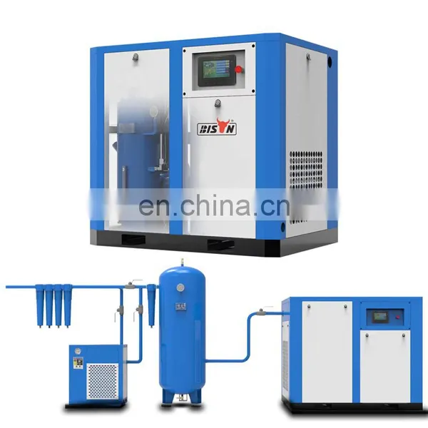 Bison China 37Kw 18.5Kw 11Kw Used Airend Small Oil Free Screw Air Compressor photo-5