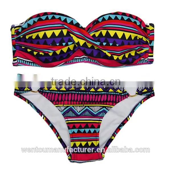 2016 New Sexy Push Up Padded Swimsuit Bikini Brazilian Biquini Quality Choice photo-4