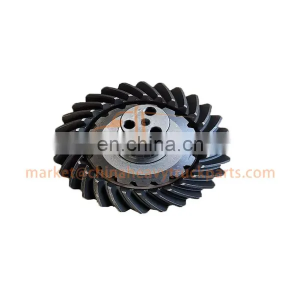 A7 Truck HC 16 Front/Middle/Rear Axle Parts Rear Axle Drive WG9114320251 Pinion And Crown Wheel photo-3